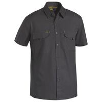 Bisley Mens X Airflow Ripstop S/S Shirt (BS1414_BCCG) Charcoal