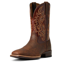 Ariat Mens Lasco Ultra Western Boots (10040278) Bar Top Brown/Barrel Brown [SD]