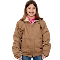 Just Country Childrens Diamantina Sherpa Jacket (BWOJ2200) Khaki