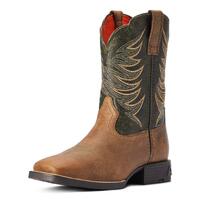 Ariat Childrens Firecatcher Western Boots (10042414) Distressed Brown/Alfalfa