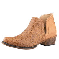 Roper Womens Ava Boots (21567140) Tan Floral Embossed 