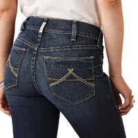 Ariat Womens R.E.A.L. Perfect Rise Aubree Straight Leg Jeans (10044388) Missouri [SD]