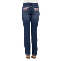 Pure Western Womens Adeline Bootcut Jeans - 32 Leg (PCP2211606) Evening Sky