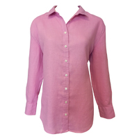 Ritemate Womens Pilbara Linen L/S Shirt (RMPC005) Musk [SD]