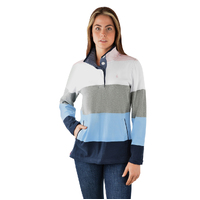 Thomas Cook Womens June Stripe Rugby (T3W2528097) Powder Blue [SD]