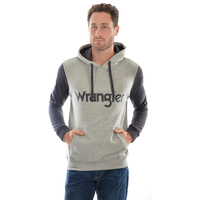 Wrangler Mens Logo Pullover Hoodie (XCP1554502)  [SD]