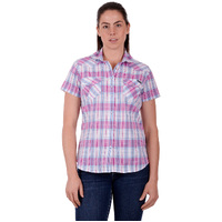 Wrangler Womens Sanda S/S Shirt (X3S2132507) Multi [SD]