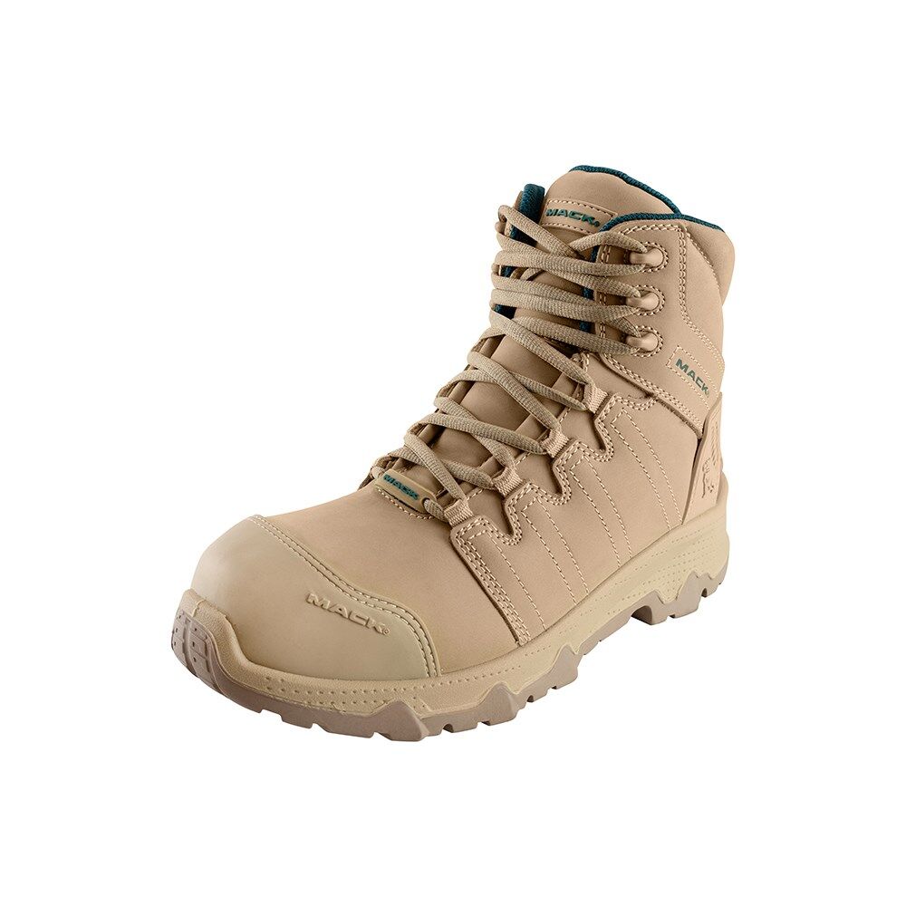 Mack Womens Octane Zip 2.0 Safety Boots (MKOCTAL2ZSNF) Sand