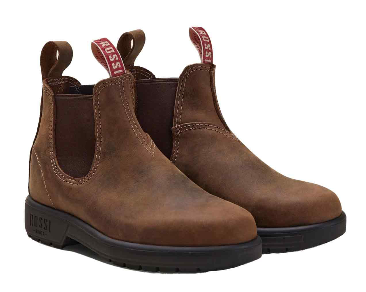 Rossi Boots Mens Endura Elastic Sided Boots (303TAN) Tan | Allingtons