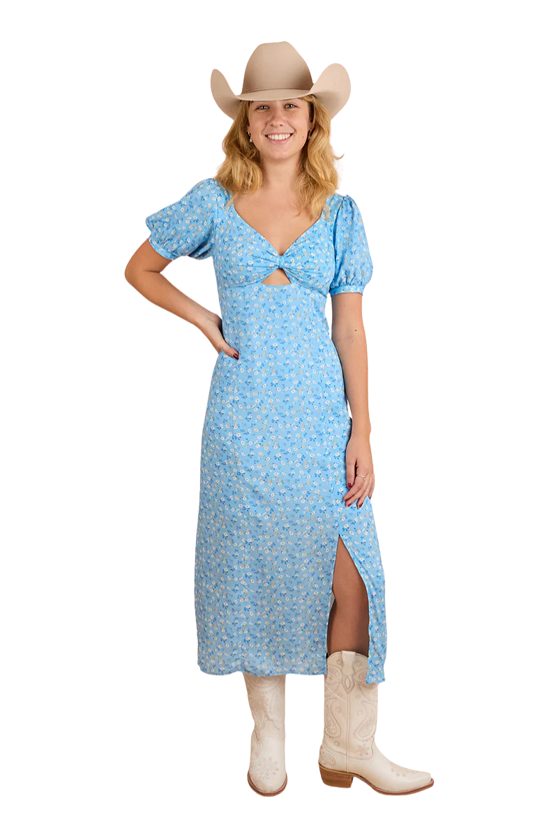 evelyn midi dress Ringers Western Womens Evelyn Midi Dress (223064RW) Blue [SD]