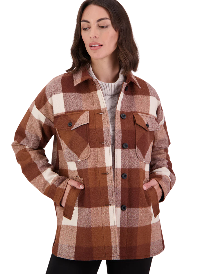 Swanndri Womens Anchorage V2 Wool Shirt Jacket (SW244858W) Chelsea Swanndri Womens Anchorage V2 Wool Shirt Jacket (SW244858W) Chelsea