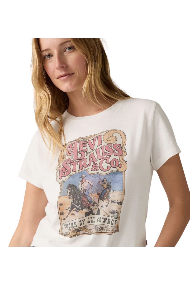 Buy Levi's Womens Western Archival S/S Graphic Boxy Tee