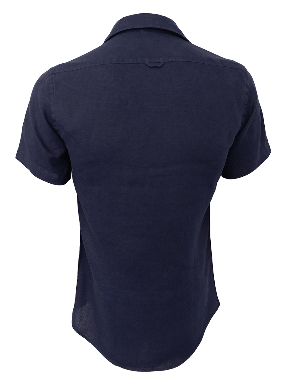 Buy Ritemate Mens Pilbara Linen S/S Shirt (RMPC055S) French Navy Online ...