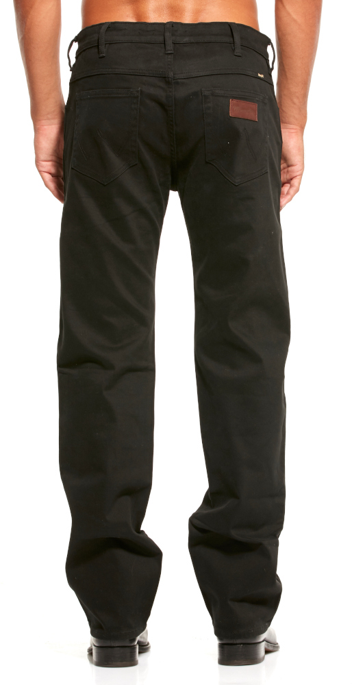 Wrangler Fashion Mens Classic Stretch Moleskin Jeans (W/097994/602) Black