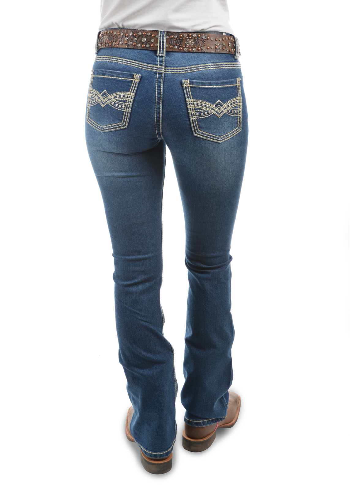 Buy Pure Western Womens Savannah Bootcut Jeans - 34 Leg (PCP2208127 ...
