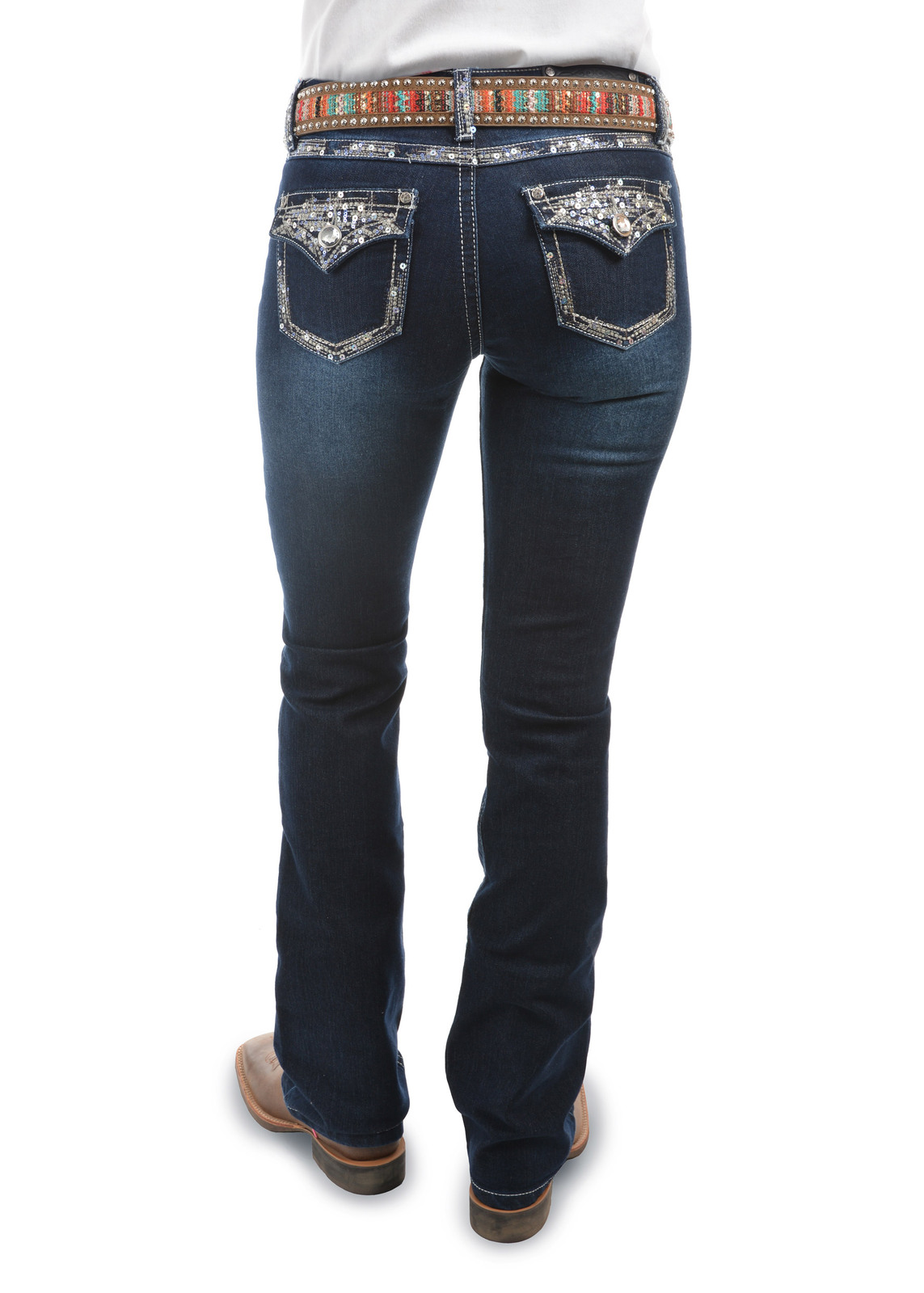 Buy Pure Western Womens Taylor Bootcut Jeans (PCP2207130) Midnight ...