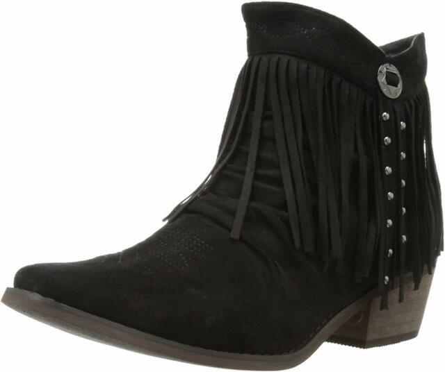 Roper Womens Fringy Boots (21557247) Black [SD]