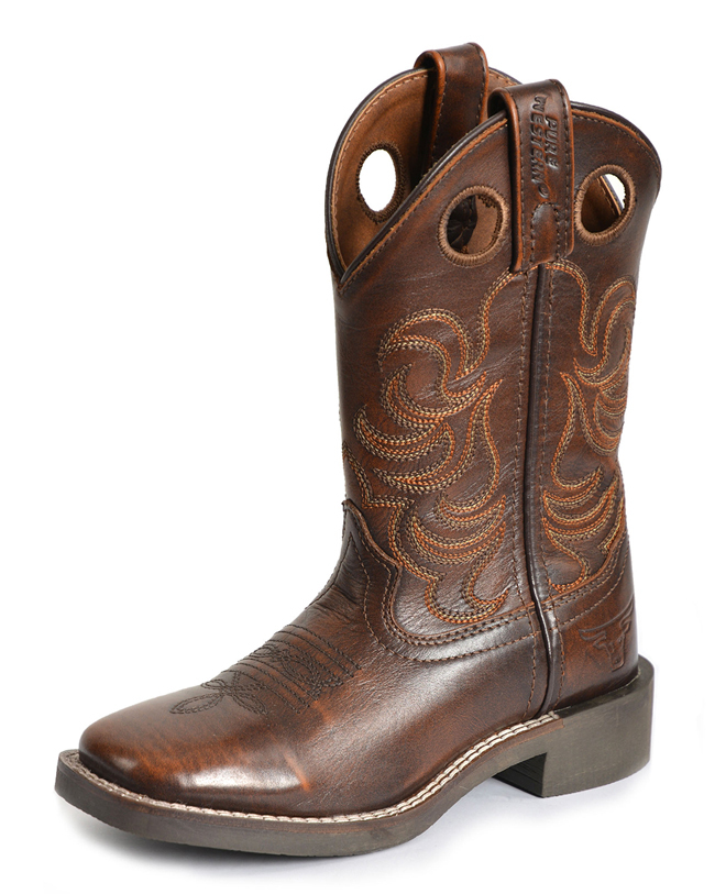 Buy Pure Western Childrens Ryder Boots (PCP78095C) Antique Brown Online ...