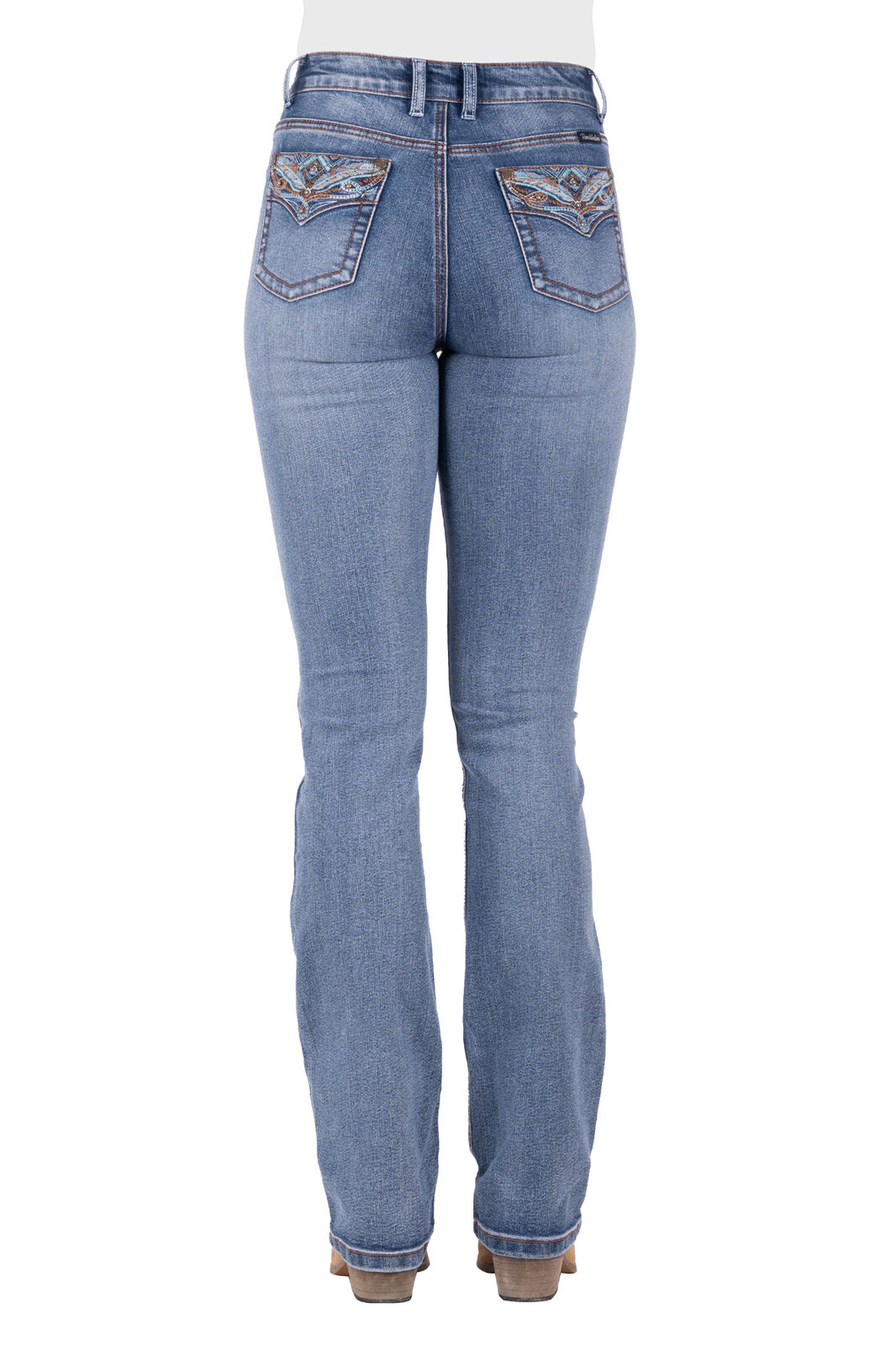 Buy Pure Western Womens Nina Hi Rise Bootcut Jeans - 34 Leg (PCP2213607)  Moonshine Online Australia