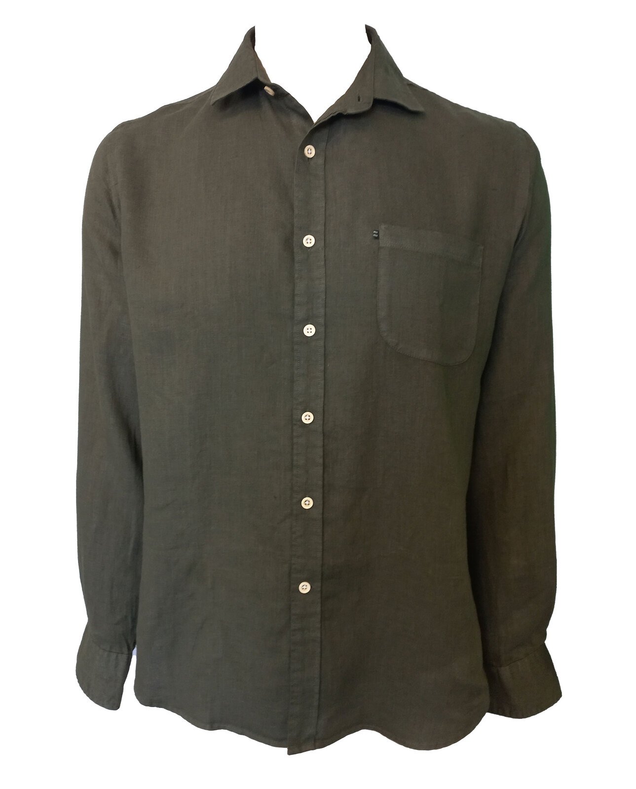 Buy Ritemate Mens Pilbara Linen L/S Shirt (RMPC055) Army [SD] Online ...