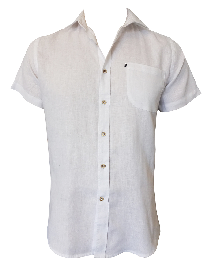 Buy Ritemate Mens Pilbara Linen S/S Shirt (RMPC055S) White [SD] Online ...