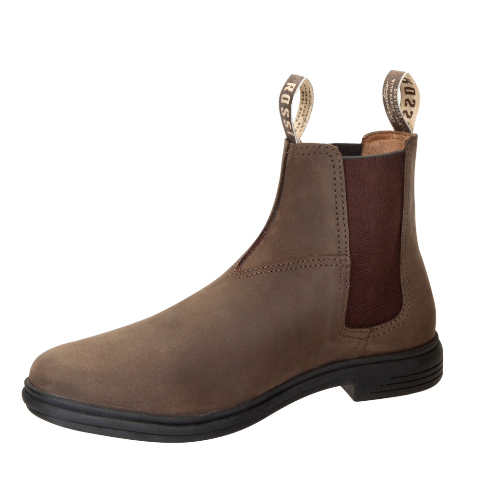 Rossi Mens Barossa Soft Toe Dress Boot (141) Oily Brown [SD] Rossi Boots