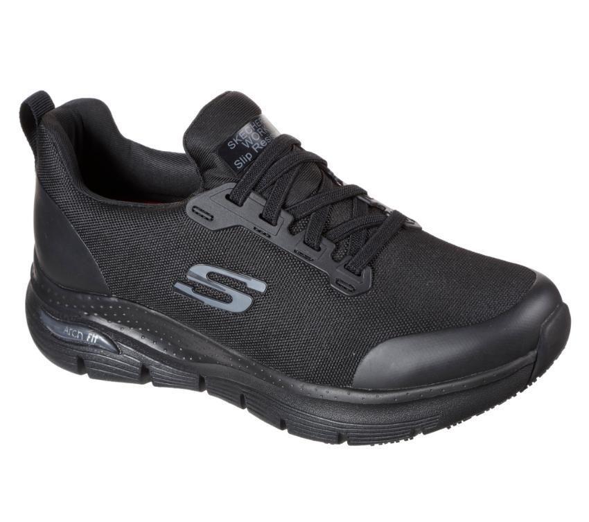 Buy Skechers Womens Work Arch Fit SR Sneaker (108023) Black [SD] Online ...