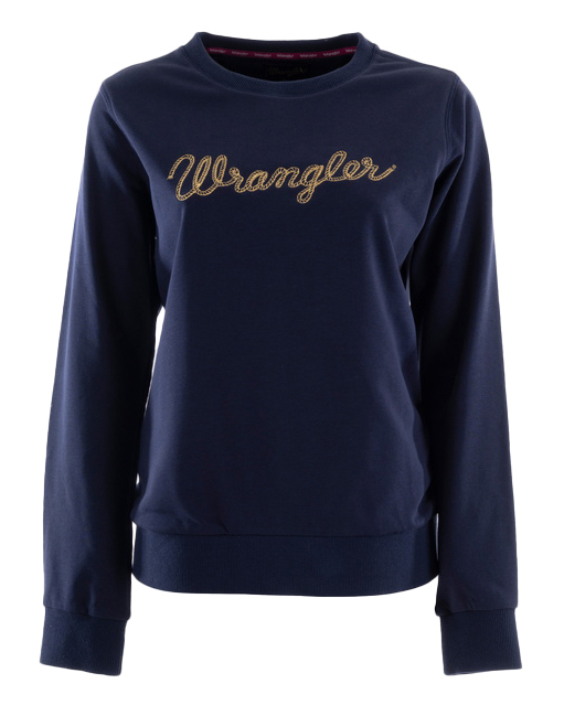 Buy Wrangler Womens Greer Crew (XCP2502972) Navy [SD] Online Australia