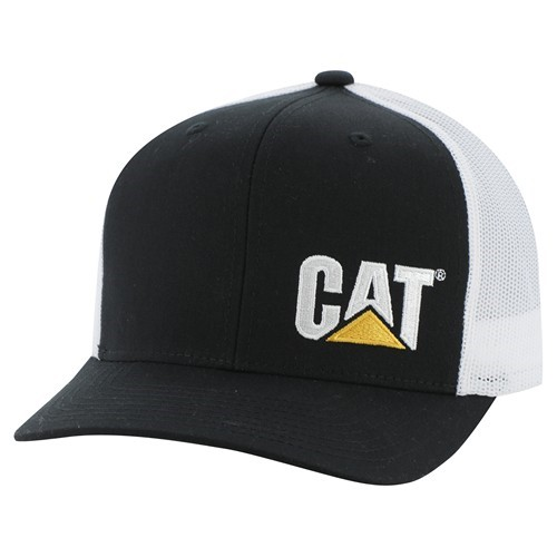 Buy CAT Unisex Trademark Trucker Hat (1090007.10158) Black OSFM Online ...
