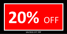 20% off Cyber sale deals