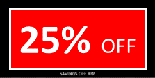 25% off Cyber sale deals