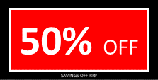50% off Cyber sale deals