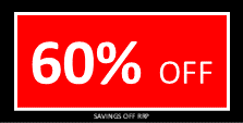60% off Cyber sale deals