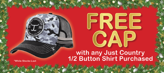 2023 | Free Cap with 1/2 Button Shirt Purchase