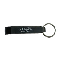 Allingtons Snappy Bottle Opener Key Ring () Black