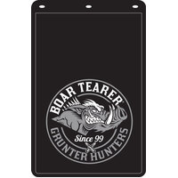 Boar Tearer Logo Mudflap (G1S1913MUD) Grey Small [SET OF 2]