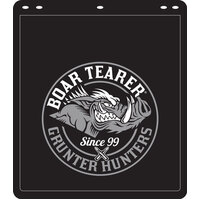 Boar Tearer Logo Mudflap (G1S1914MUD) Grey Medium [SET OF 2]
