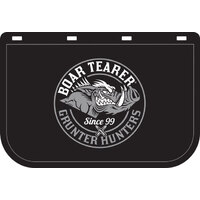 Boar Tearer Logo Mudflap (G1S1915MUD) Grey Large [SET OF 2]