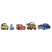 Crocs Pixar Cars 5 Pack Jibbitz Shoe Charms (10017257) Multi