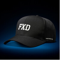 FXD Tech Baseball Cap (CP-12) Black Big Logo OSFM