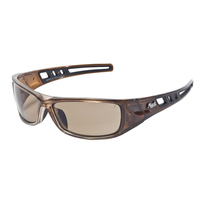 Mack Longhaul Safety Glasses (MKLNGHAULBR0000) Brown Polarized OSFM