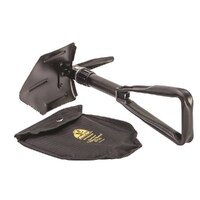 Black Rat Folding Shovel with Carry Pouch (519507BP) Black 