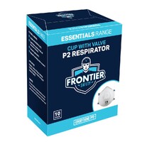 Frontier Disposable P2 Cup Respirator with Valve (FRP2CV) White OSFA