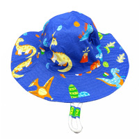 Jacaru Kids Dinosaur Bucket Hat (1875) Blue OSFM