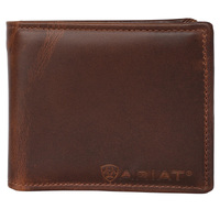 Ariat Bi-Fold Wallet (WLT2150) Rich Brown
