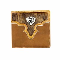Ariat Bi Fold Wallet (WLT2108A) Brown [AD]