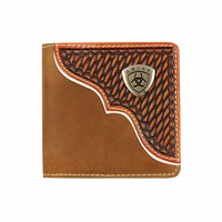 Ariat Bi Fold Wallet (WLT2110A) Brown [AD]