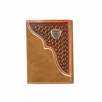 Ariat Tri Fold Wallet (WLT3110A) Brown
