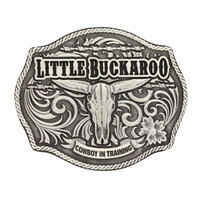 Montana Jewellery Childrens Classic Impressions Lil Buckaroo Skull Attitude Buckle (A608S) [SD]