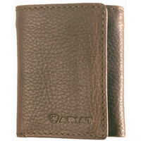 Ariat Tri-Fold Wallet (WLT3105A) Distressed Brown